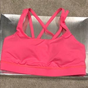 Lululemon hot pink sports bra